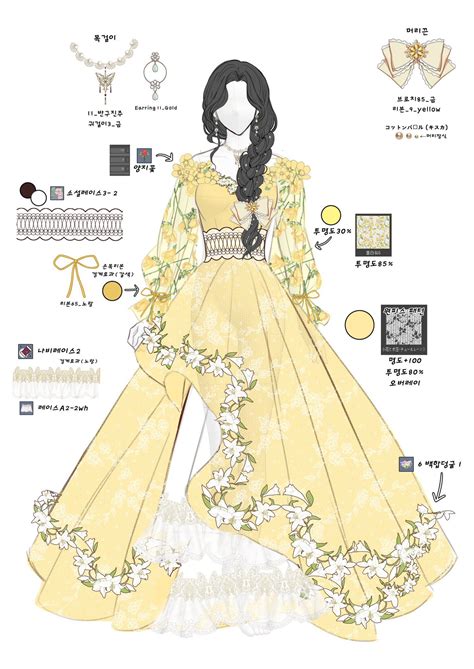 해옹haeong On Twitter 애니메이션 옷 그리기 의상 코디 쉬운 의상