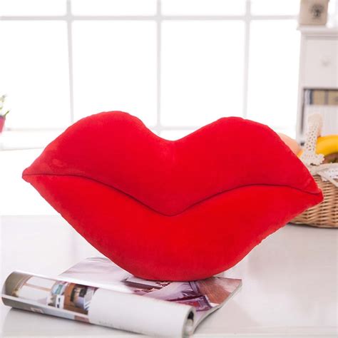 Buy Stuffed Lips Shape Pillow Home Textile Pillow