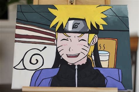 Naruto Uzumaki Painting Etsy