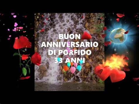 Fare gli auguri di buon anniversario di matrimonio con frasi simpatiche è un modo per rendere la ricorrenza ancora più gioiosa e circondata da felicità. Buon Anniversario NOZZE DI PORFIDO 33 ANNI di Matrimonio ...