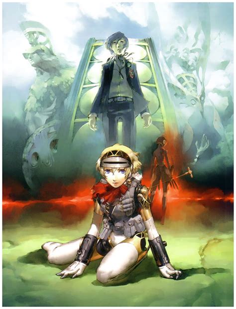 Promotional Artwork Persona Persona 3 Aigis Protagonist