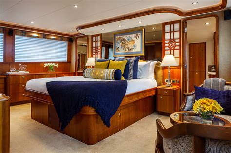 Gil Walsh Interiors Yacht Interior Design Master Bedroom Suite