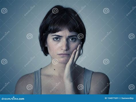 Portrait Of Sad And Depressed Woman Feeling Upset Human Expressions