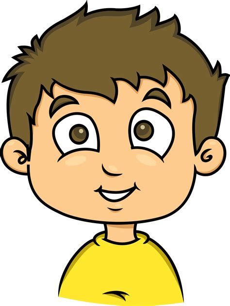 Smiling Face Of A Child Face Boy Cartoon 2400x2400 Png Clipart