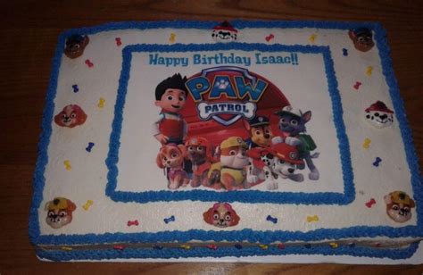 Paw Patrol Cake Grandson 6th Birthday Paw Patrol Cake Birthday Paw