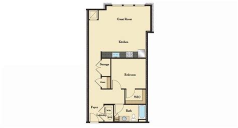 1 Bedroom1 Bathroom 1 Bed Apartment Butler Square