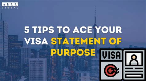 5 Tips On Statement Of Purpose Sop For Student Visa Aecc Global