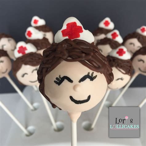 Nurse Cake Pops By Loris Lollicakes Heart Cake Pops Nursing Cake Cake Pops How To Make Grad