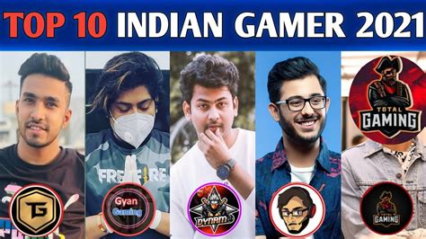 Top 10 Gaming Youtubers In India 🇮🇳 Fttechno Gamerz Total Gaming