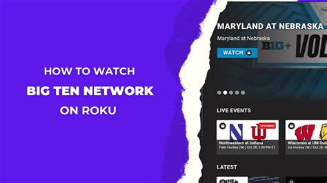 How To Watch Big Ten Network Btn On Roku With And Without Cable Roku