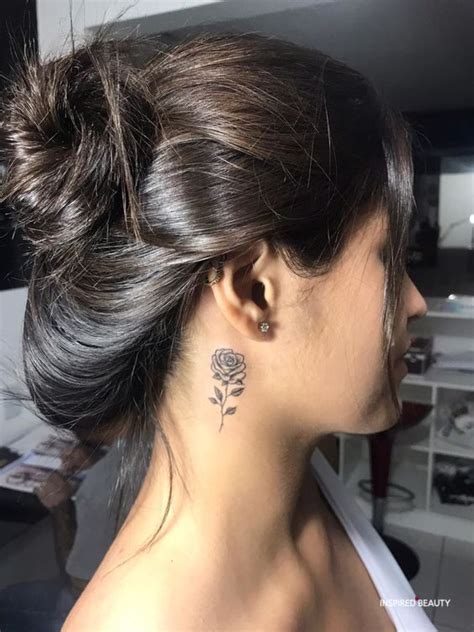 50 Beautiful And Trending Small Tattoos Designs For Girlswomens Neck