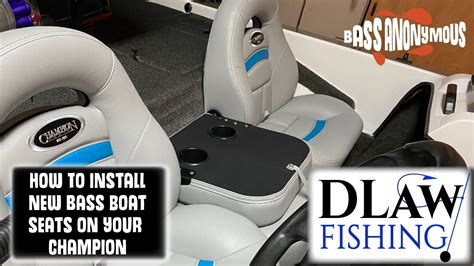 How To Install New Bass Boat Seats In Your Champion Bass Boat Youtube