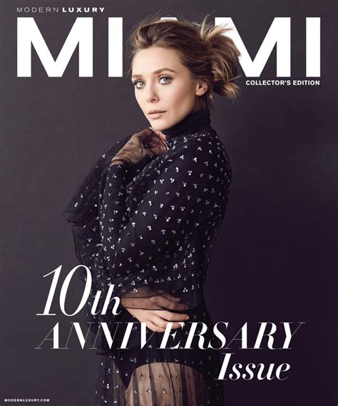 Elizabeth Olsen Modern Luxury Fall 2017 Cover Photoshoot