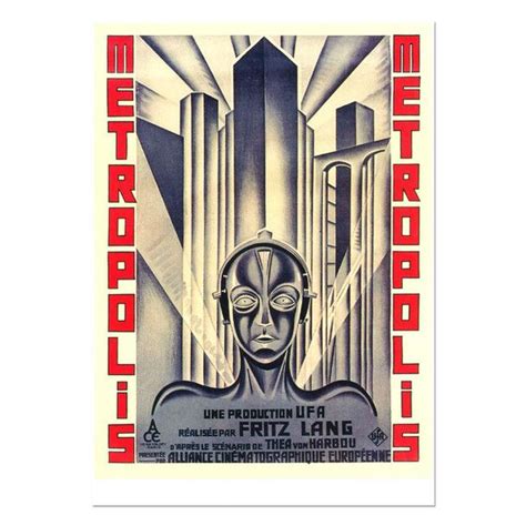 ‘20s Metropolis Film Print With Images Art Deco Posters Poster Art