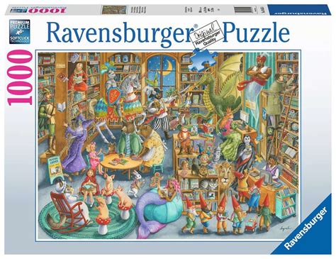 Midnight At The Library Adult Puzzles Jigsaw Puzzles Products Midnight At The Library