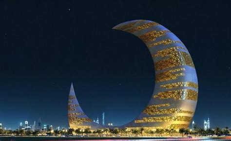 Crescent Moon Tower In Dubai