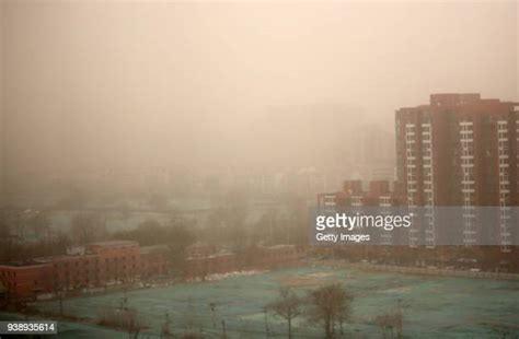 Dust Storm Hits North And Northeast China Photos And Premium High Res