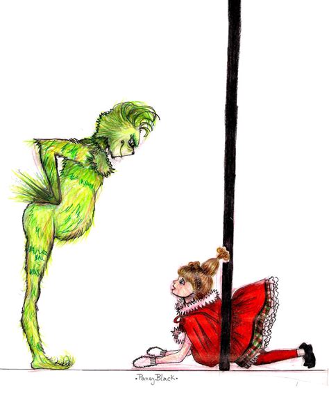 the grinch cindy lou who by pansyblack on deviantart