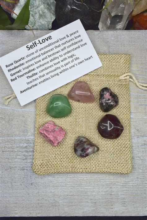 Self Love Crystals Self Love Set Gemstones Self Love Stones Etsy