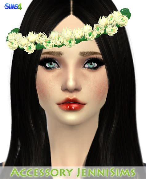 Female Flower Leaf Headband The Sims 4 P1 Sims4 Clove Share Asia
