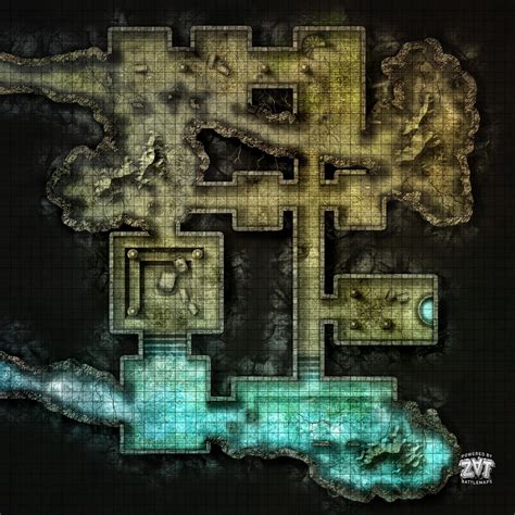 IB X Under The Ruins GRID By Zatnikotel On DeviantArt Dungeon Maps Tabletop Rpg Maps