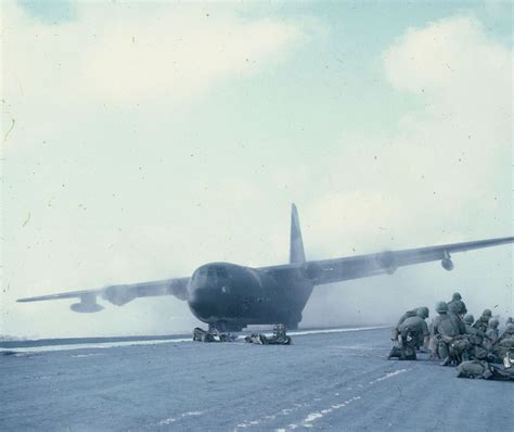 Lockheed C 130 Hercules At Tay Ninh Airfield 1967 Vietnam War