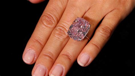 Rare Diamond The Pink Raj Could Fetch £23m At An Auction In Geneva