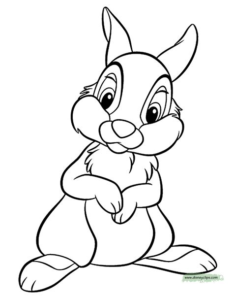Bambi coloring pages for kids you can print and color. Bambi Coloring Pages (2) | Disneyclips.com