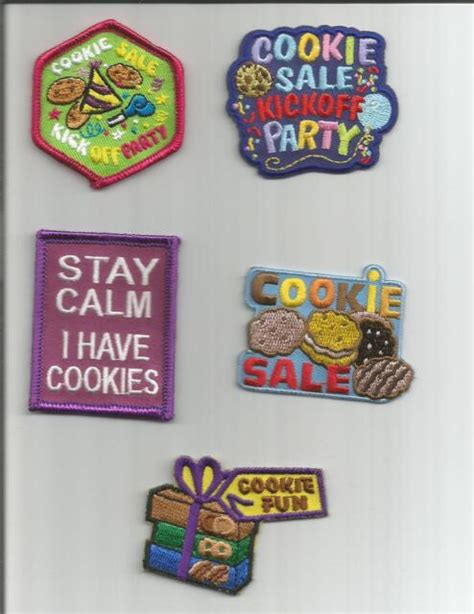 Girl Scout/Guides Patch/Crest/Badge COOKIE SALES and FUN (your choice ...