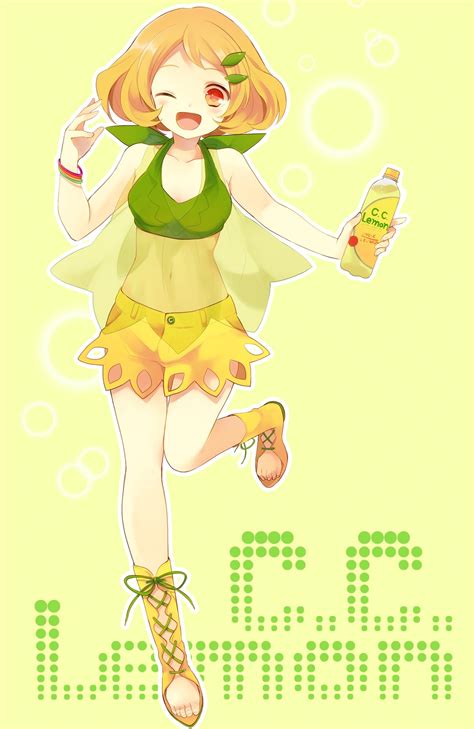 Cc Lemon Tan Drinks Personification Image By Pixiv Id 136898
