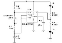 Simple W High Power Led Driver Circuit Power Led Circuit