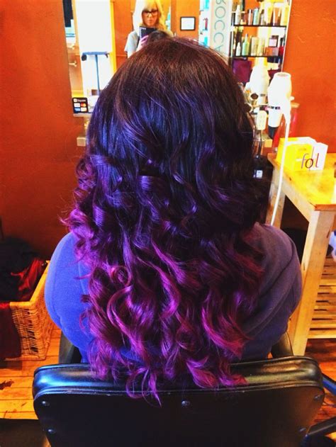 purple ombre hair purple ombre hair long hair styles hair makeup