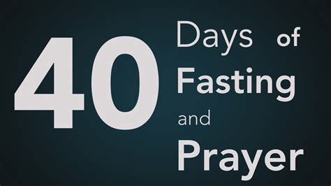 40 Days Of Fasting And Prayer Intro Video Youtube