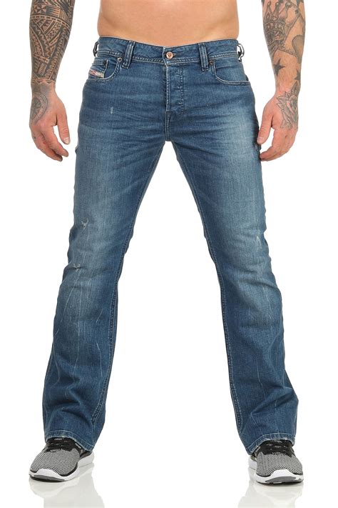 Diesel New Diesel Zatiny Regular Fit Mens Jeans 8xr Blue Wash 629