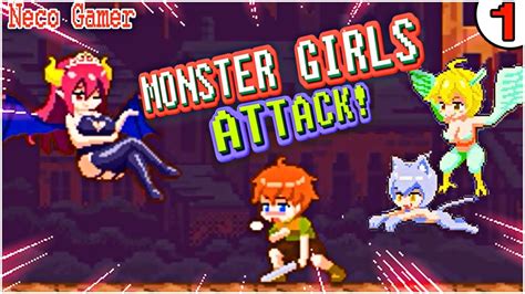 Monster Girls Attack Super Mamono Sisters Gameplay Walkthrough Part