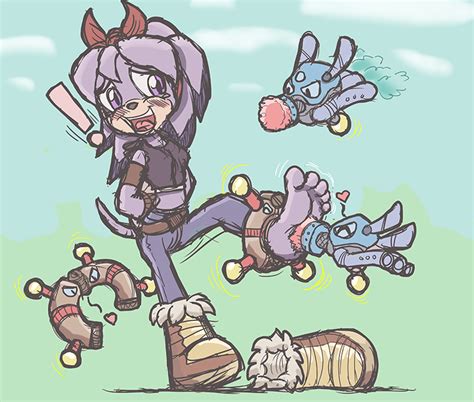 Perci Meets Some Bots By Caroos Dungeon On Deviantart