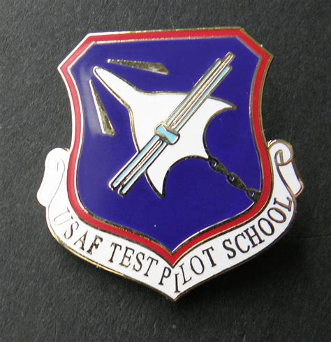 Us Air Force Usaf Test Pilot School Lapel Pin Badge 1 Inch Air Command