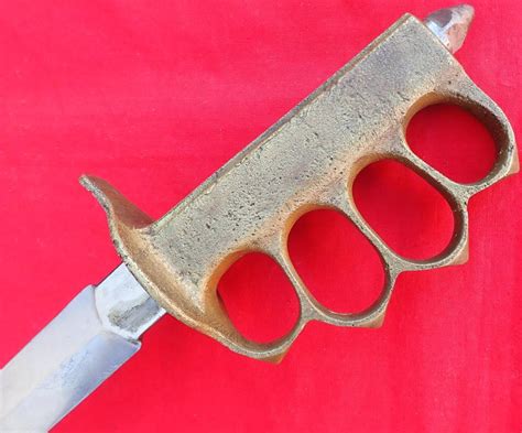 Sold Price Ww1 Us 1918 French Trench Knife By Au Lion Invalid Date