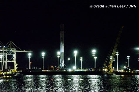 Amazing Time Lapse Shows Recovered Spacex Falcon 9 Moving To Land After