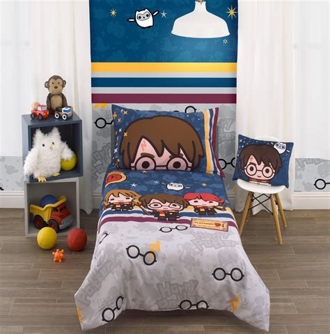 Harry Potter 4 Piece Wizards Intraining Toddler Bedding Set