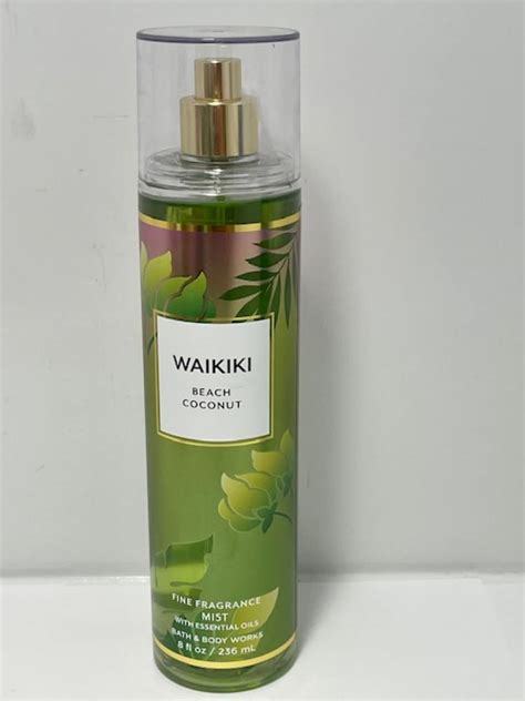 Amazon Bath Body Works Waikiki Beach Coconut Fragancia Fina De Onzas Belleza Y