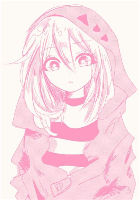 Aesthetic Pink Anime Cat Girl