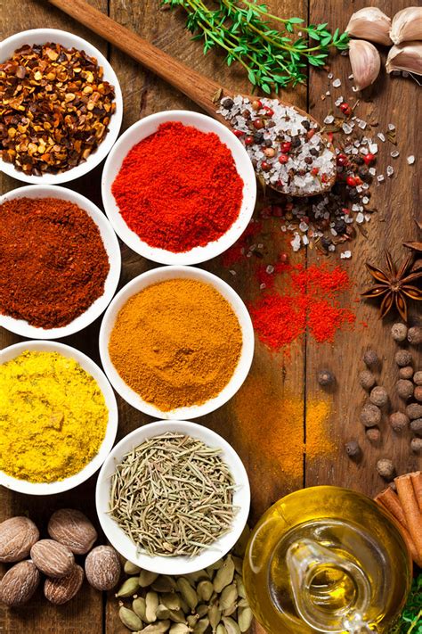 We have herb and spice recipes and tips for matching favors with ingredients. The health benefits of herbs and spices | MiNDFOOD