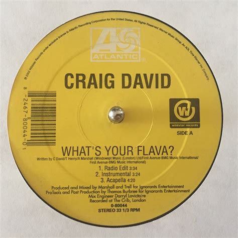 Craig David Whats Your Flava 2002 Vinyl Discogs