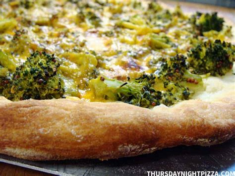 Broccoli Cheddar Pizza Recipe