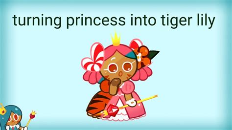 Turning Princess Cookie Into Tiger Lily 🐯 Youtube