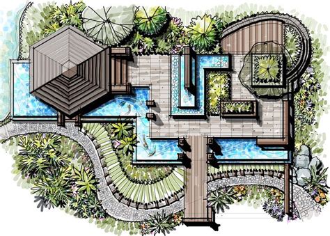 Pavilion Landscape Pavilion Water Edge Landscape Landscape Design