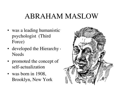 Ppt Abraham Maslow The Hierarchy Of Needs Powerpoint Presentation