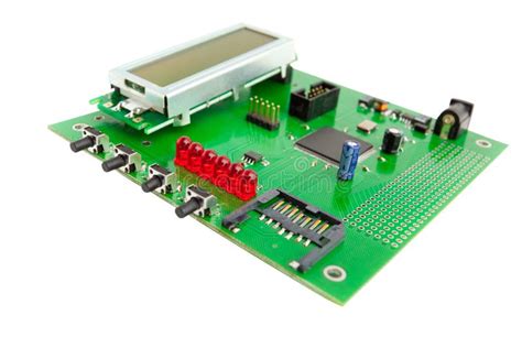 Electronic Board Stock Photo Image Of Flux Mainboard 13636392