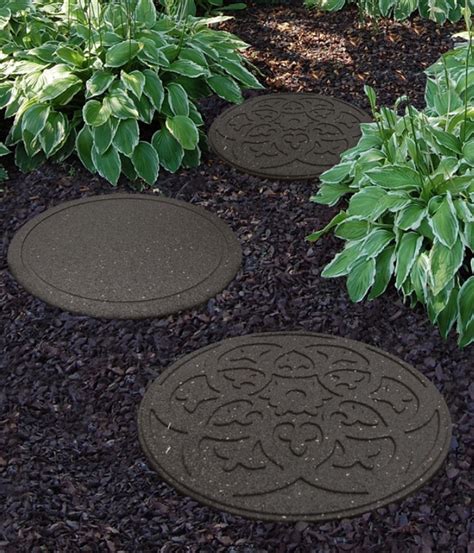 Create Exciting Spaces By Placing These Rubber Stepping Stones In Your
